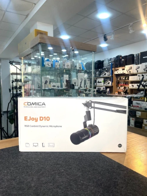 MIC COMICA EJOY D10 AVEC BOOM ARM FILAIRE