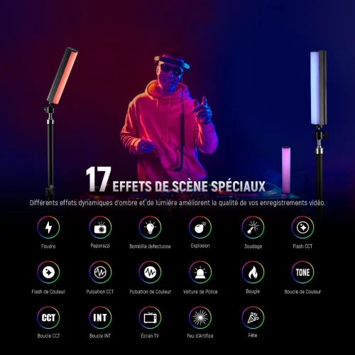 Tube LED RGB NEEWER TL21C MAGNETIC LIGHT STICK