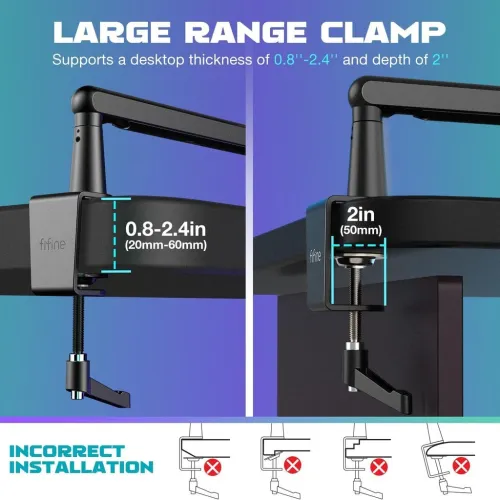 Boom Arm FIFINE BM88 LOW-PROFILE ARM STAND