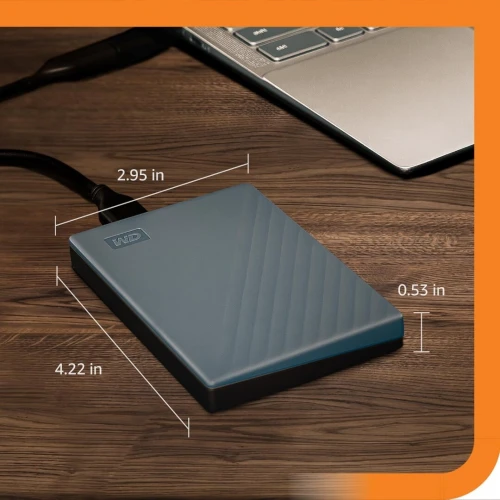 Disque HDD Externe WESTERN DIGITAL MY PASSPORT (4 TB)