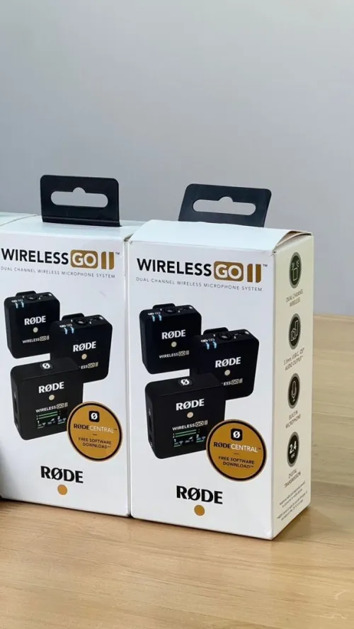 Microphone rode wireless go ii 