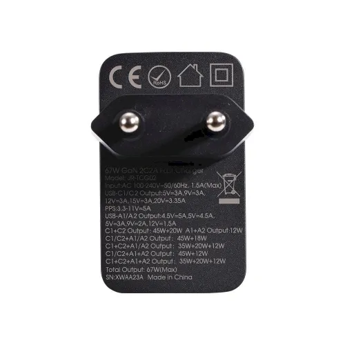 Chargeur Rapide JOYROOM 67W GaN ULTRA FAST CHARGER KIT (JR-TCG02)