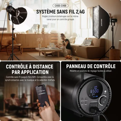 Lumiére Continue COB NEEWER CB300B (320W / Bi-Color)
