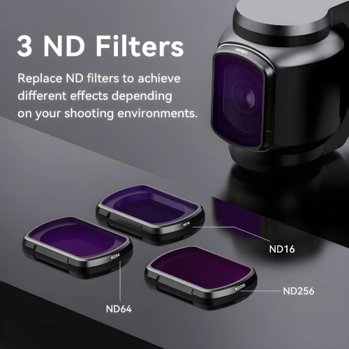 Accessoire Caméra D'Action ULANZI MAGNETIC ND FILTER SET LENS FOR DJI OSMO POCKET 3 / 4 ( PK-03 )