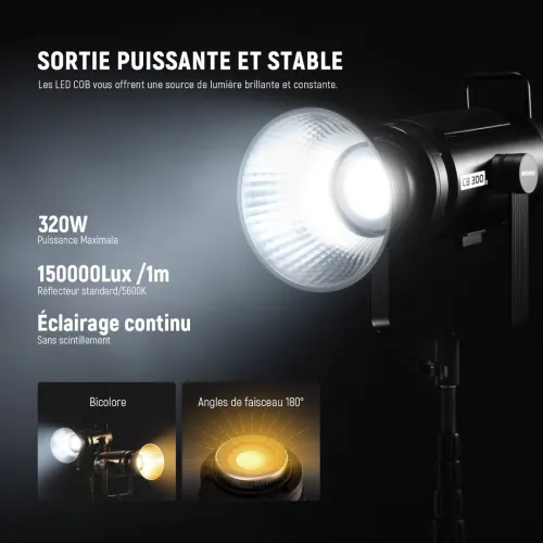 Lumiére Continue COB NEEWER CB300B (320W / Bi-Color)