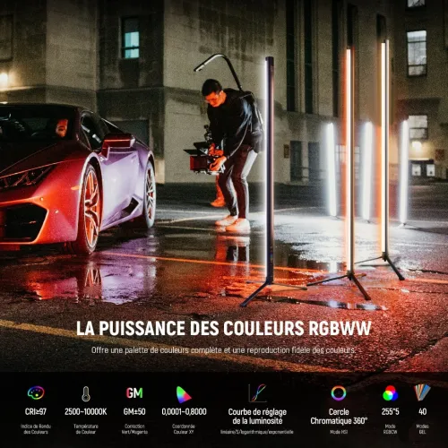 Tube LED RGB NEEWER TL120C (42W / 127cm)