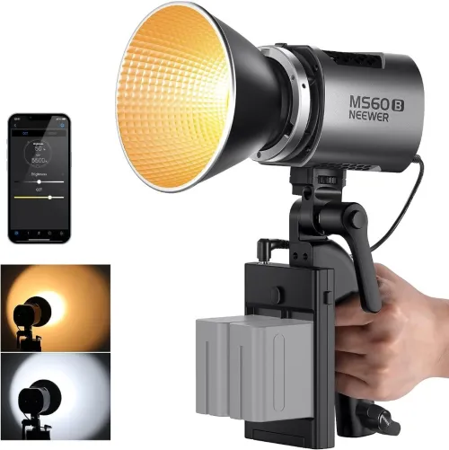 Lumiére Continue COB NEEWER MS60B (65W / Bi-Color)