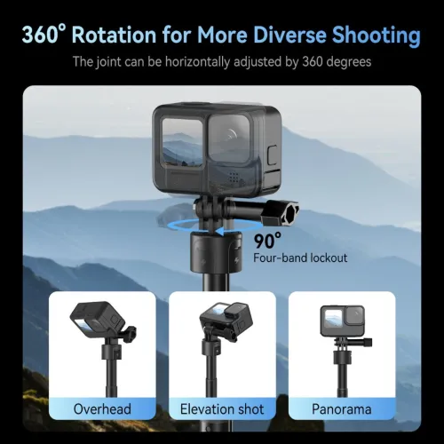 Accéssoires Gopro TELESIN SHORTY RECHARGEABLE SELFIE STICK (S1-CSS-01-TGP)