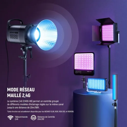 Lumiére Continue COB RGB NEEWER CB100C (130W / RGB)