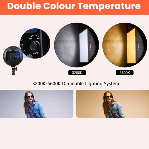 Kit Softbox EIRMAI YD601 ( Bi-Color / 48W ) 