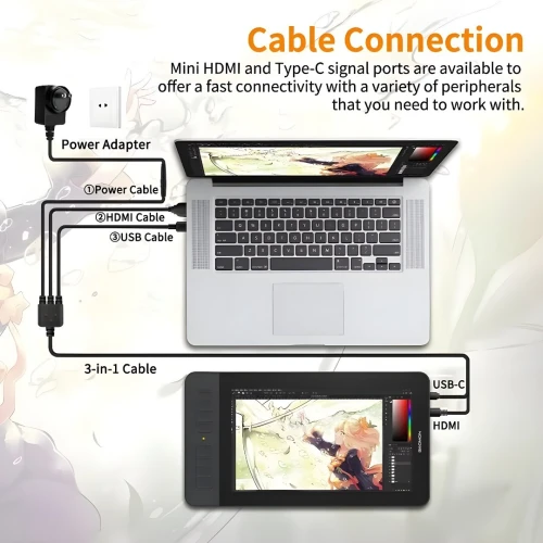 Tablette Graphique GAOMON PD1161 ( 11.6 Pouce IPS HD )