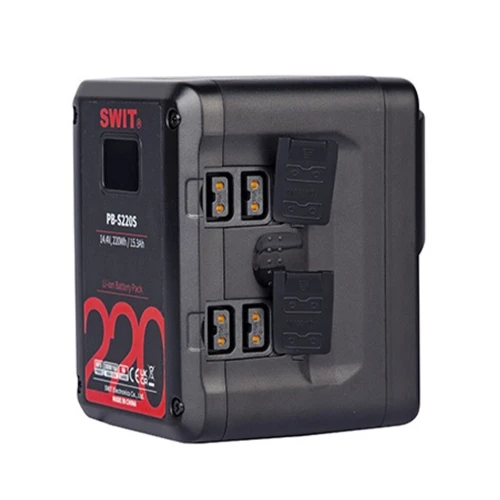 Batterie V-Mount SWIT PB-S220S (220Wh / 200W HIGH CONSTANT LOAD) Pour Caméras Cinematiques