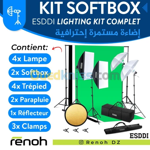 Kit Softbox ESDDI LIGHTING KIT COMPLET