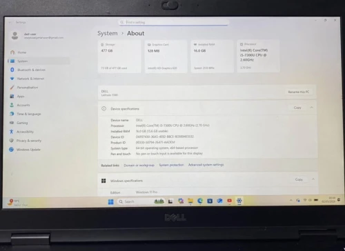 Dell latitude 5580 très bonne état, produit d'Europe.