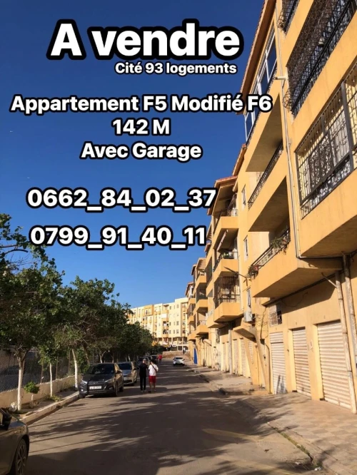 Vente Appartement F6 Mostaganem Mostaganem