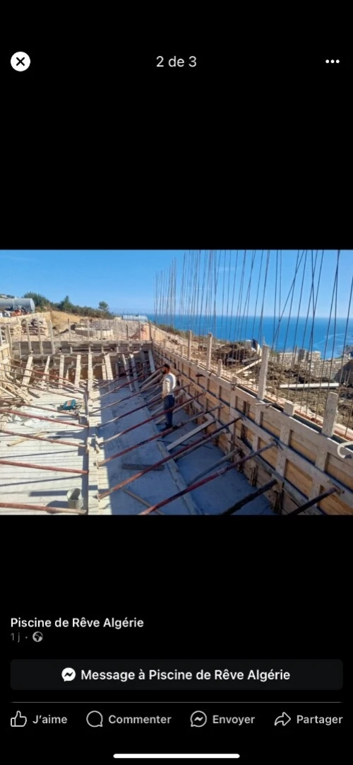 Construction des piscines
