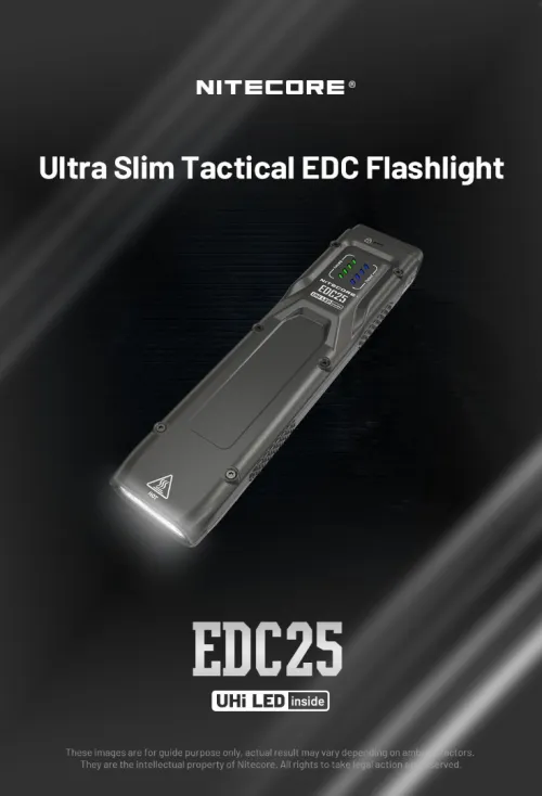 NITECORE LAMPE EDC25 - 3000 LUMENS 