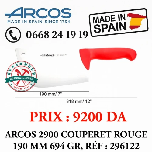 Arcos couperet 190MM 694GR