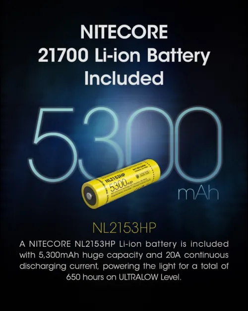 NITECORE lampe MH25 PRO - 3300 Lumens rechargeable 