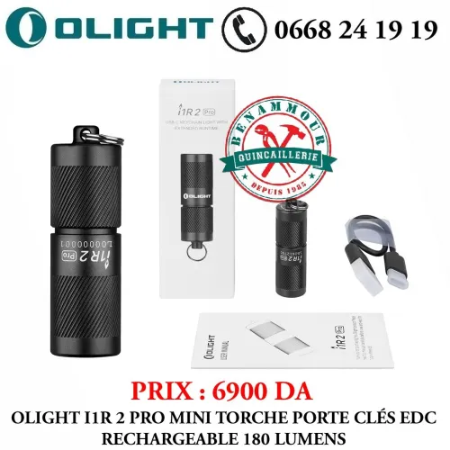 OLIGHT MINI LAMPE I1R 2 PRO RECHARGEABLE 
