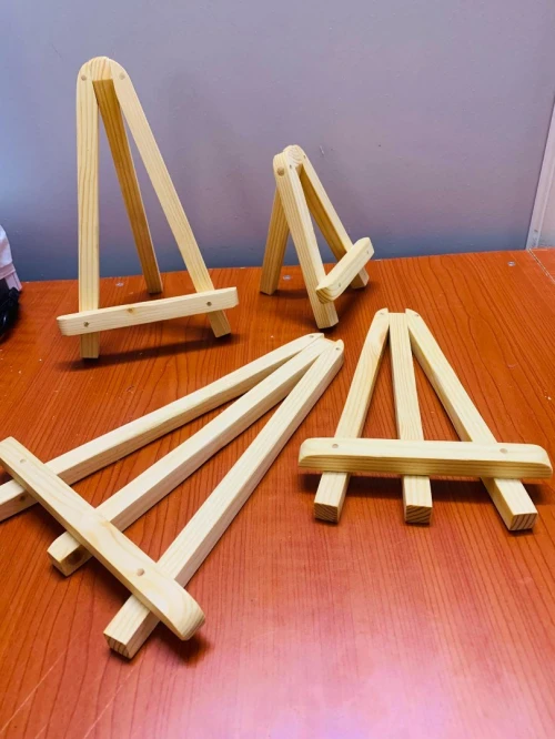 Mini chevalets trépied en bois حوامل خشبية ثلاثية الأرجل