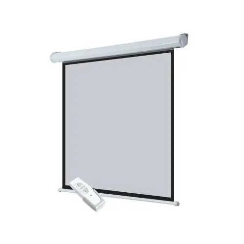 ECRAN DE PROJECTION MOTORISE 2.1 M * 2.1 M AVEC TÉLÉCOMMANDE
