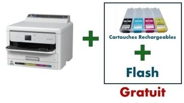 Epson multifonction WorkForce Pro WF-C5890  Avec Cartouches Rechargeables 