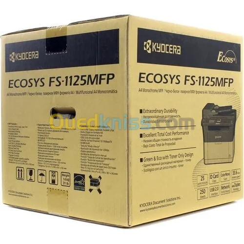 KYOCERA FS 1125  25PPM - RECTO VERSO AUTO - FAX