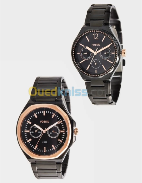 Coffret montres Fossil hommes et femmes