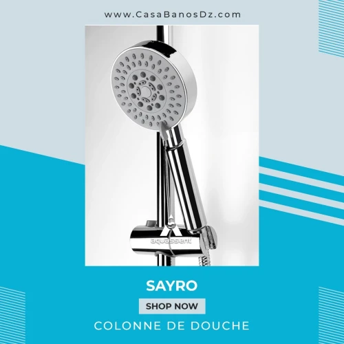 Colonne De Douche SAYRO Chromé AQUASSENT