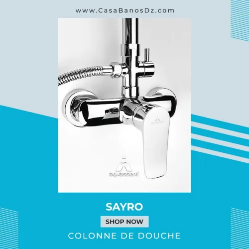 Colonne De Douche SAYRO Chromé AQUASSENT
