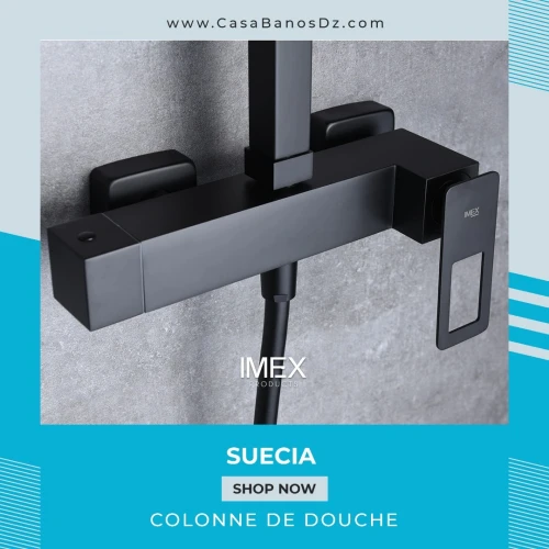 Colonne De Douche SUECIA Noir IMEX