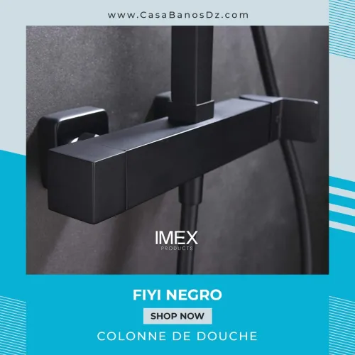 Colonne De Douche FIYI Noir IMEX