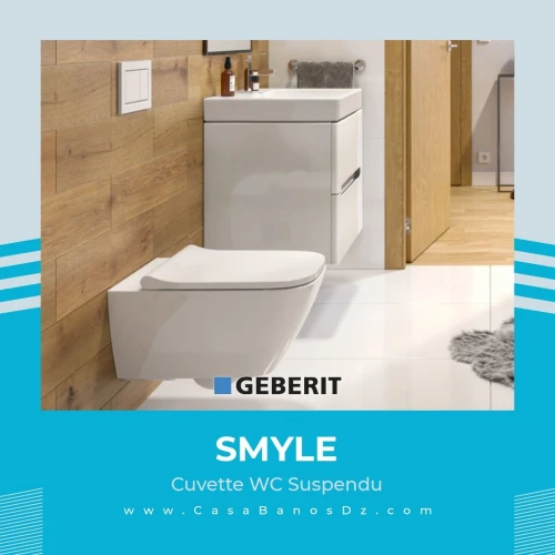 Pack Cuvette WC Suspendue SMYLE Carene GEBERIT Rimfree