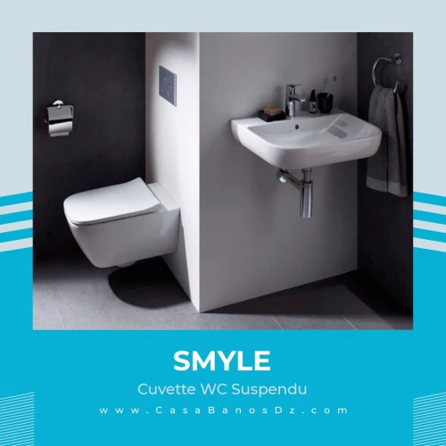 Pack Cuvette WC Suspendue SMYLE Carene GEBERIT Rimfree
