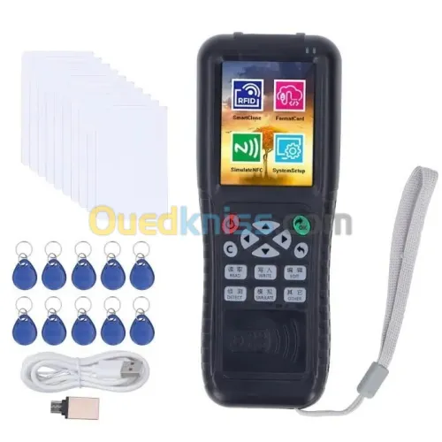 RFID Duplicateur 13.56 IC/Carte D'IDENTITÉ Lecteur Cloner 125KHz 