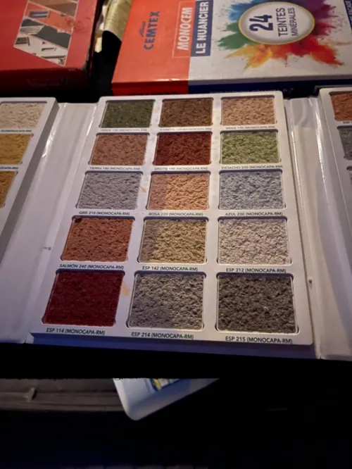 Facade en monocouche 