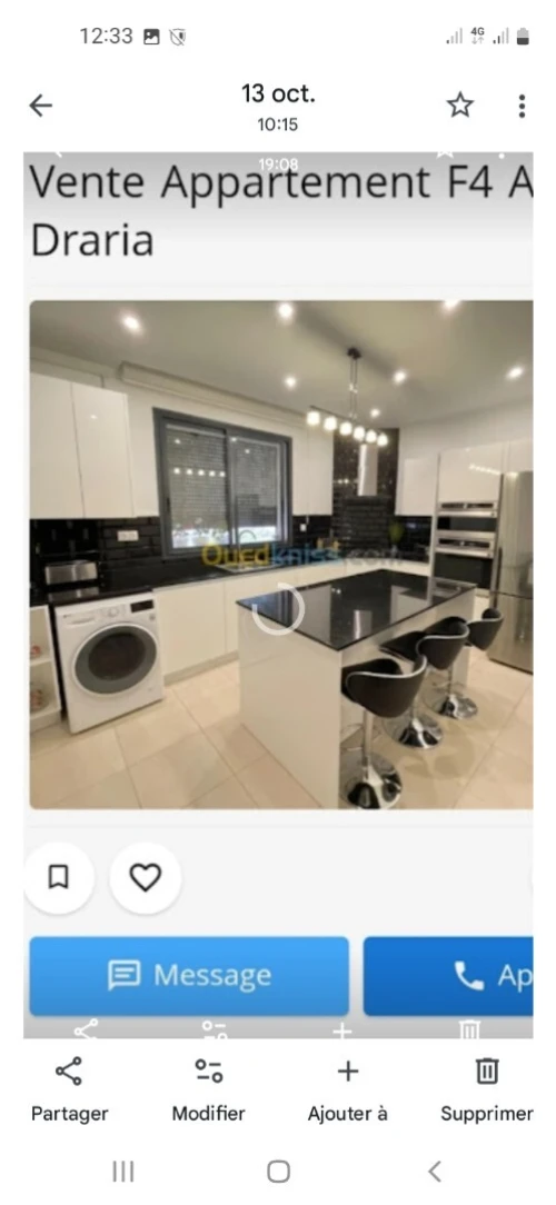 Vente Appartement F4 Alger Draria 3