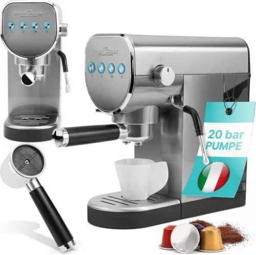 Cafetière 2in1proficook café poudre et capsule 20bar