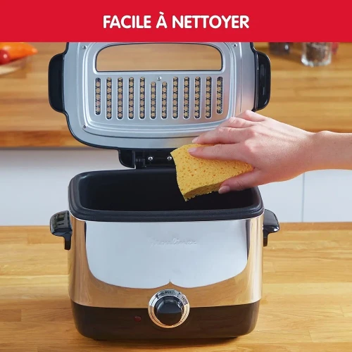 Friteuse a huile Moulinex AF220010 minifrito 1000 W Argent et Noir