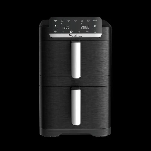 Air fryer Moulinex Dual Easy Fry Crispy Stack EZ7528F0 Air fryer Vertical - 8 programmes - 10l