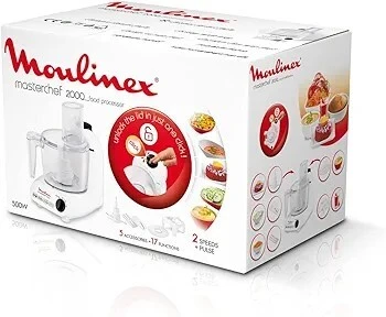 Moulinex master chef 2000w robot de cuisine multifonction 