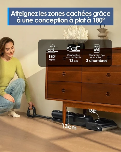 Aspirateur laveur tineco s7 smart cordless floor washer