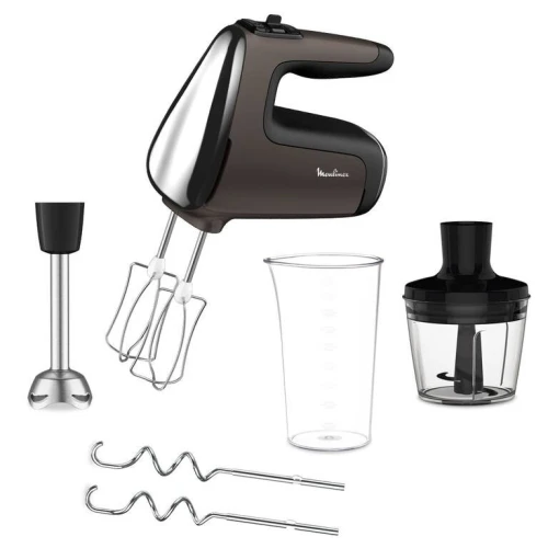 Moulinex PowerMix Silence HM653910 Batteur - 600W - 7 accessoires - Silencieux