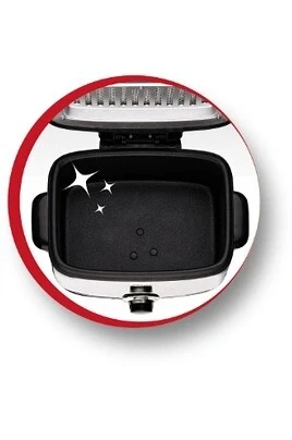 Friteuse a huile Moulinex AF220010 minifrito 1000 W Argent et Noir