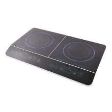 VALBERG By Electro Depot - VAL-IND2F - Plaque de cuisson à induction pose libre - 2 zones de cuisson de 20cm - 1500W + 2000W