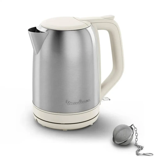 Moulinex subito plus bouilloire électrique inox beige 1.7l