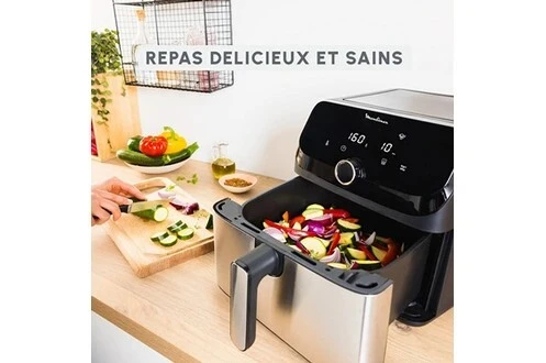 Moulinex Friteuse sans huile air fryer Easy Fry Mega 7,5L EZ855D20