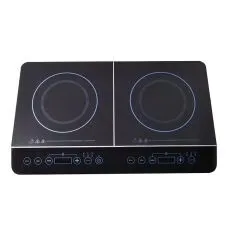 VALBERG By Electro Depot - VAL-IND2F - Plaque de cuisson à induction pose libre - 2 zones de cuisson de 20cm - 1500W + 2000W