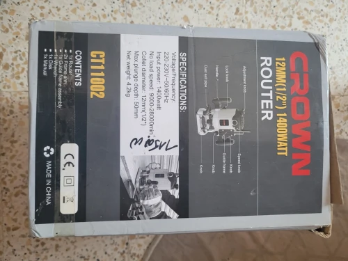 défonceuse crown router 1400w